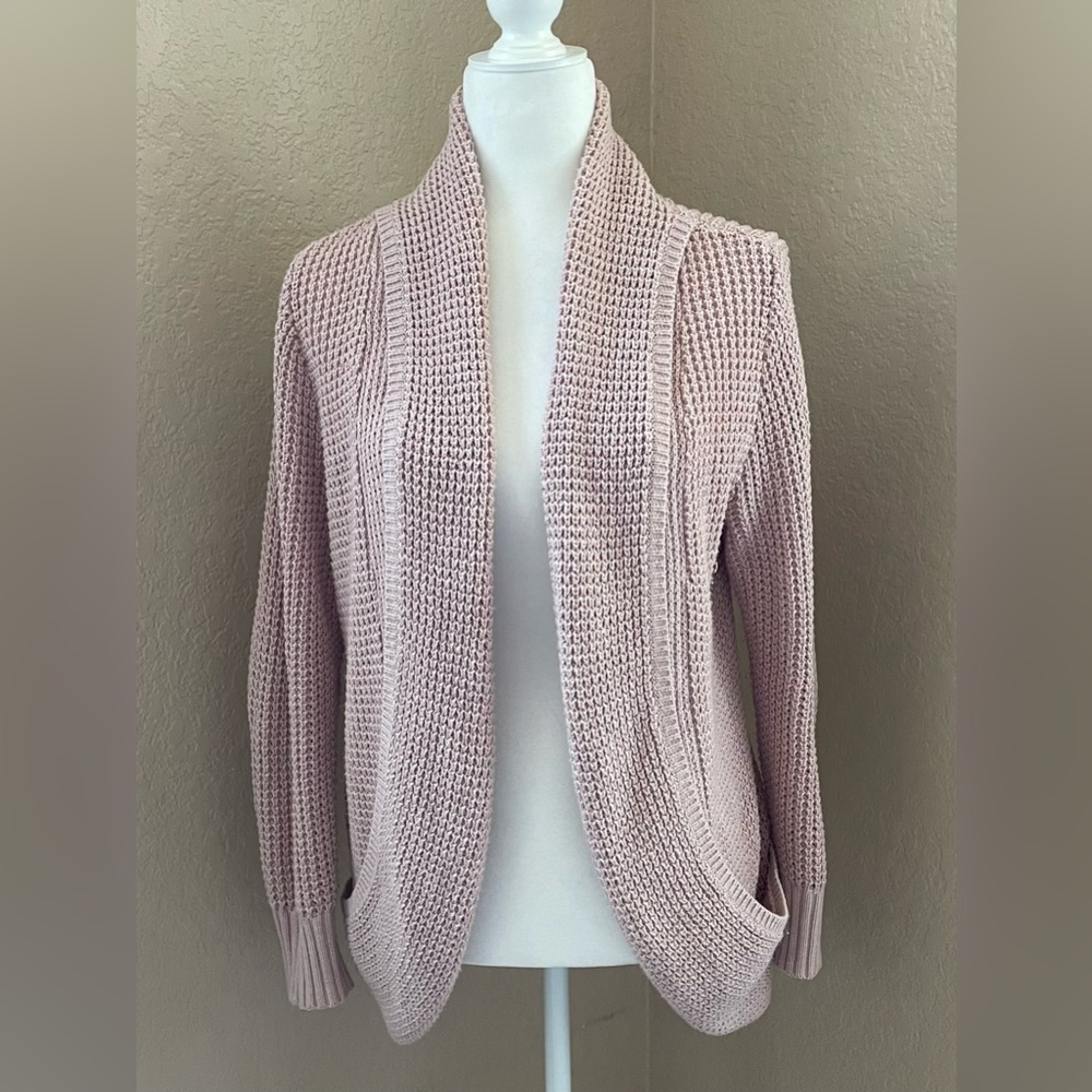 Market & Spruce Tabatha Waffle Knit Cotton Blend Cocoon Cardigan